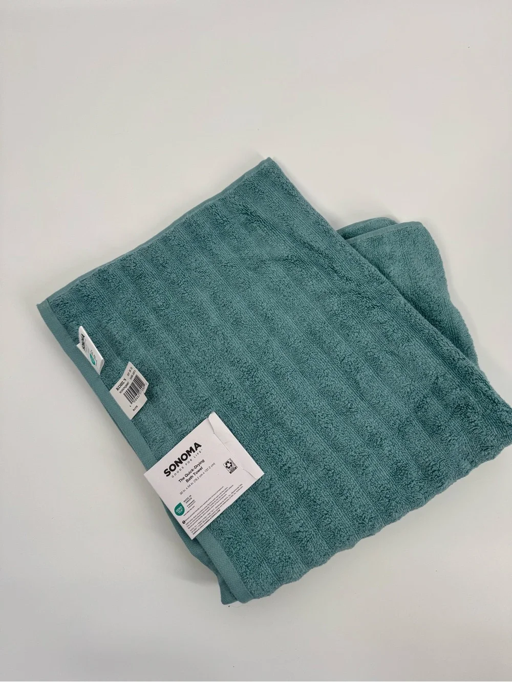 SONOMA Quick-Drying Bath Towel in Teal Green